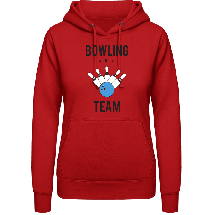 Bowling Team Strike Hoodie för kvinnor contain pic