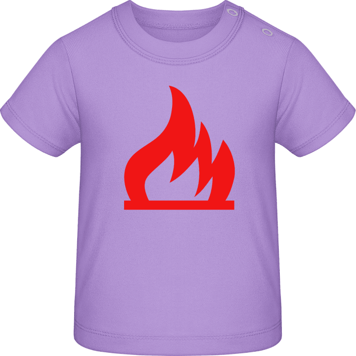 Fire Flammable T-shirt för bebisar 0 image
