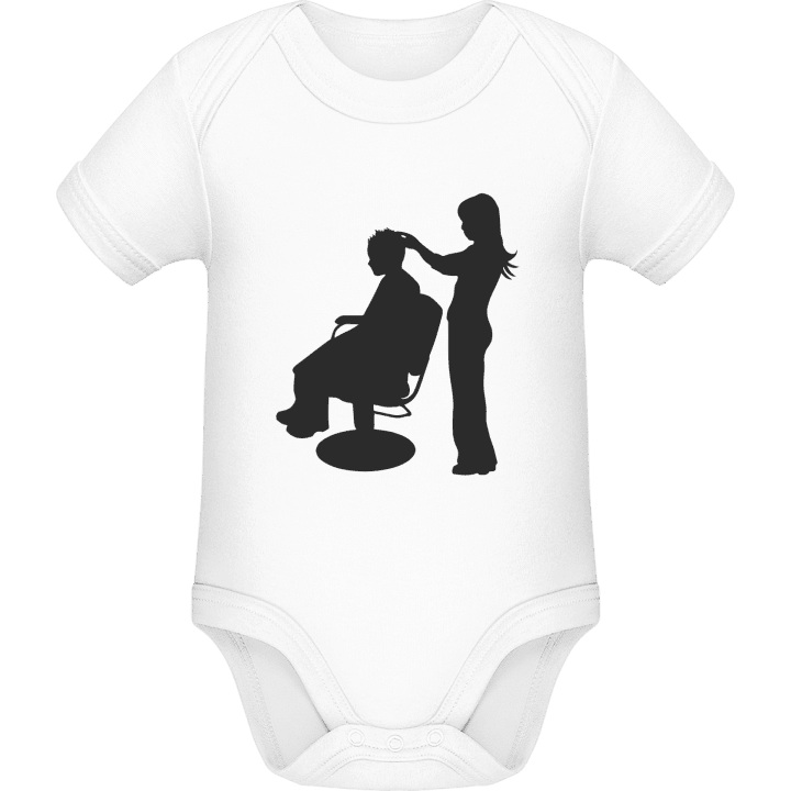 Haircutter Hairdresser Baby romper kostym contain pic