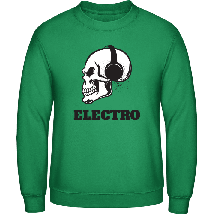 Electro Music Skull Felpa contain pic