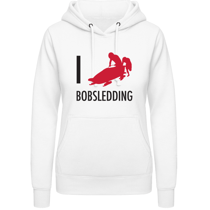 I Love Bobsledding Women Hoodie contain pic