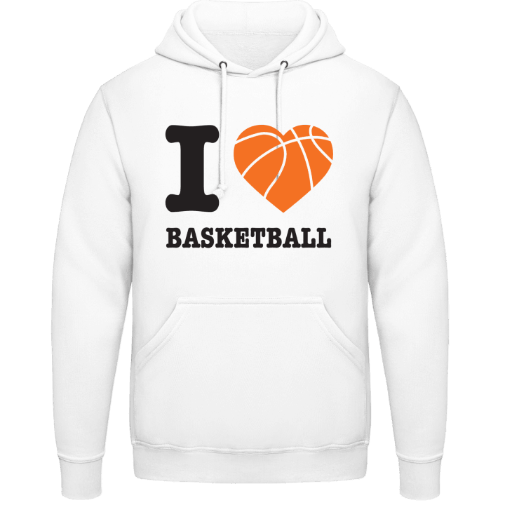 I Heart Basketball Hoodie 0 image
