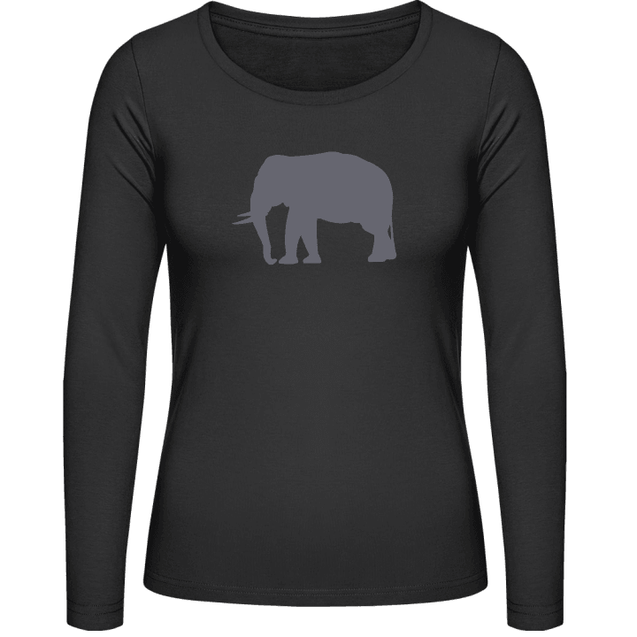 Elephant Simple T-shirt à manches longues pour femmes 0 image