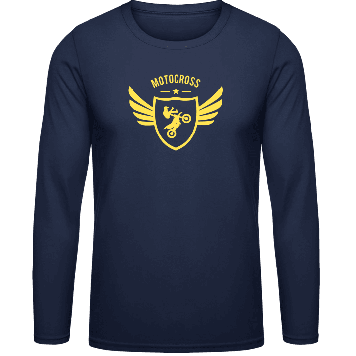 Motocross Winged T-shirt à manches longues contain pic