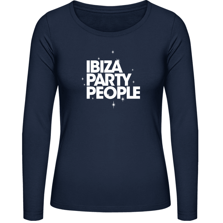 Ibiza Party Frauen Langarmshirt contain pic