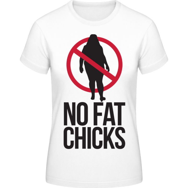 No Fat Chicks T-skjorte for kvinner 0 image