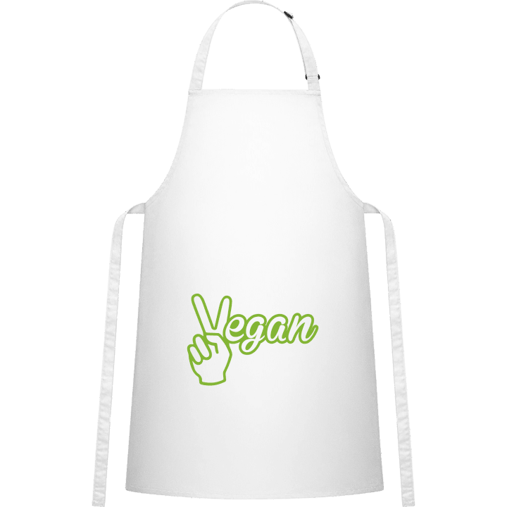 Vegan Logo Delantal de cocina contain pic