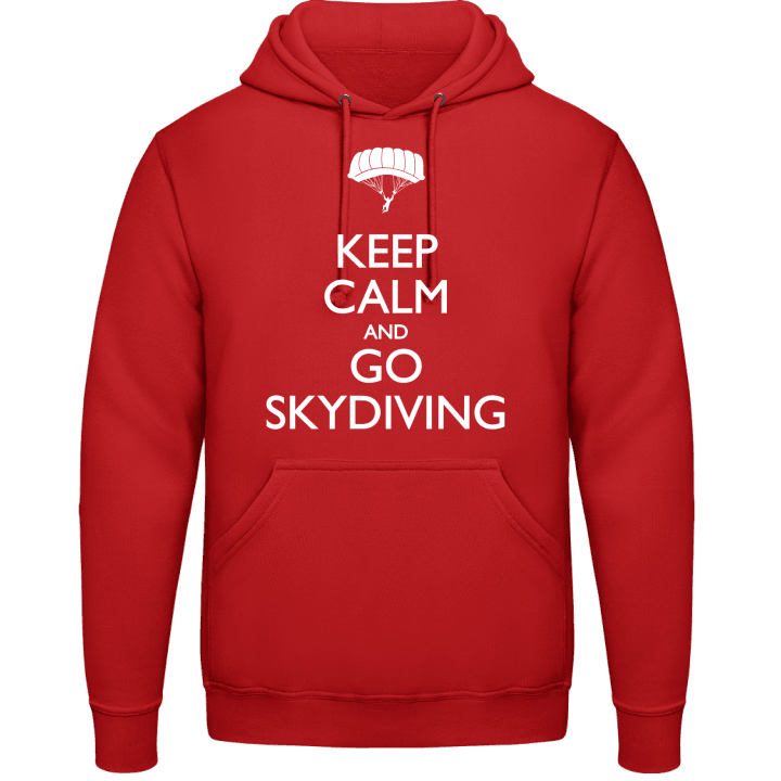 Keep Calm And Go Skydiving Felpa con cappuccio contain pic