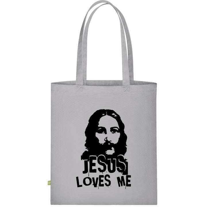 Jesus Loves Me Stoffen tas contain pic