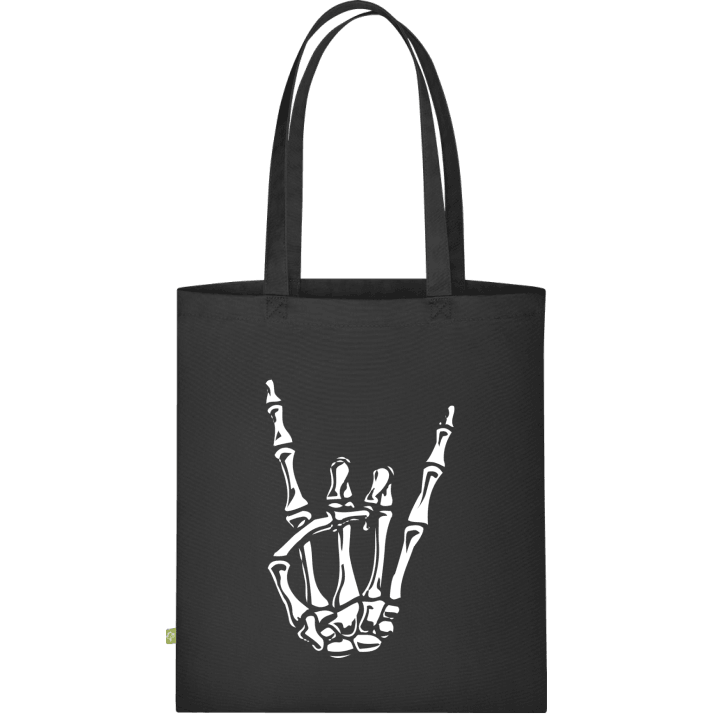 Rock On Skeleton Hand Väska av tyg contain pic