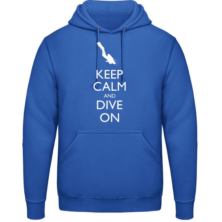 Keep Calm and Dive on Huvtröja contain pic