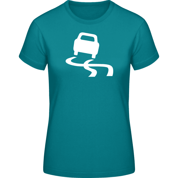 Verkehrszeichen Frauen T-Shirt contain pic
