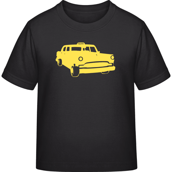 Taxi Cab Illustration Kids T-shirt contain pic