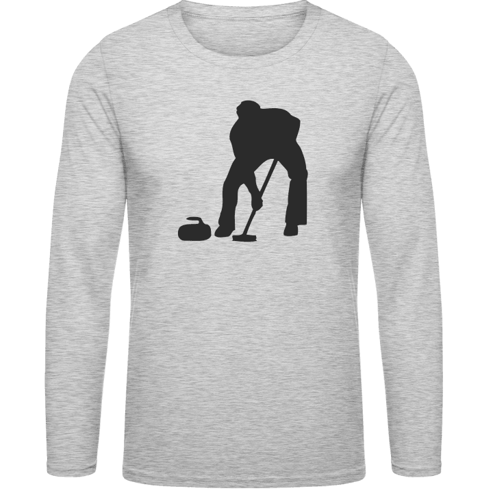 Curling Silhouette Langarmshirt contain pic