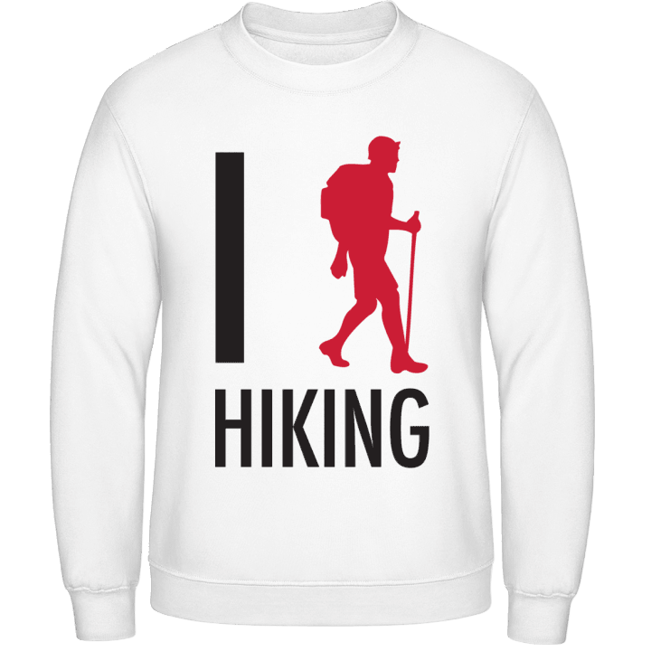 I Love Hiking Sweatshirt contain pic