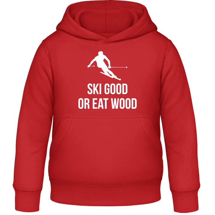 Ski Good Or Eat Wood Kids Hoodie 0 image