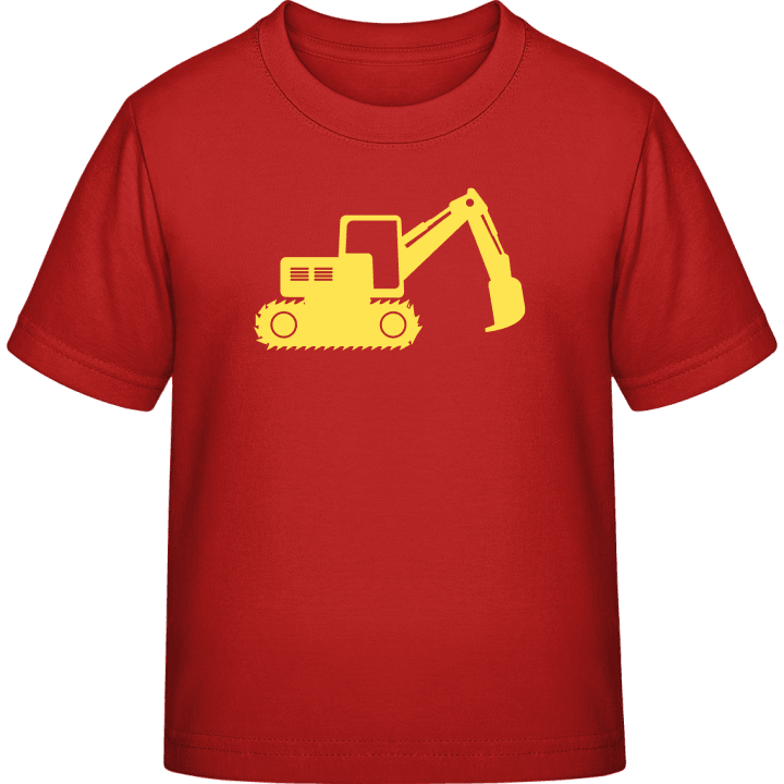 Excavator silhouette Kids T-shirt contain pic
