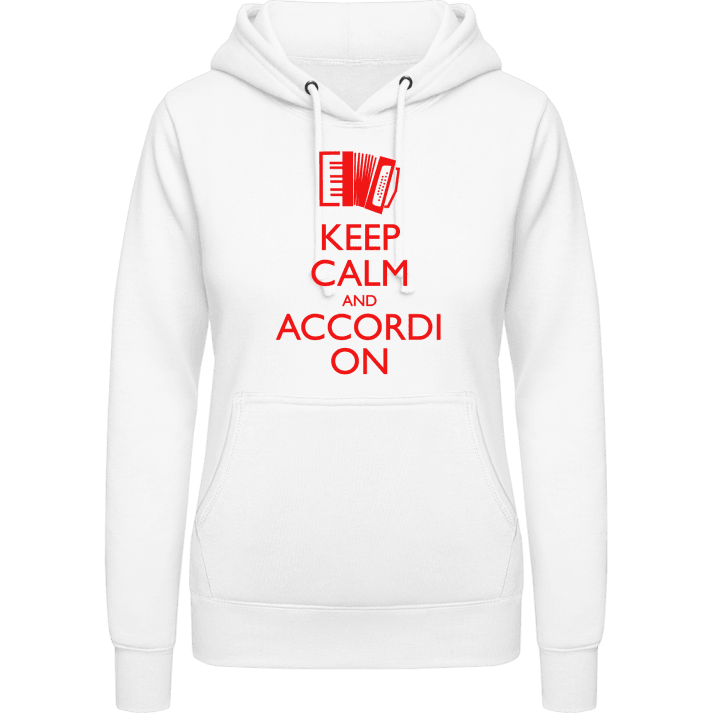 Keep Calm And Accordion Women Hoodie contain pic