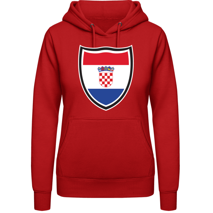 Croatia Shield Flag Sudadera con capucha para mujer contain pic