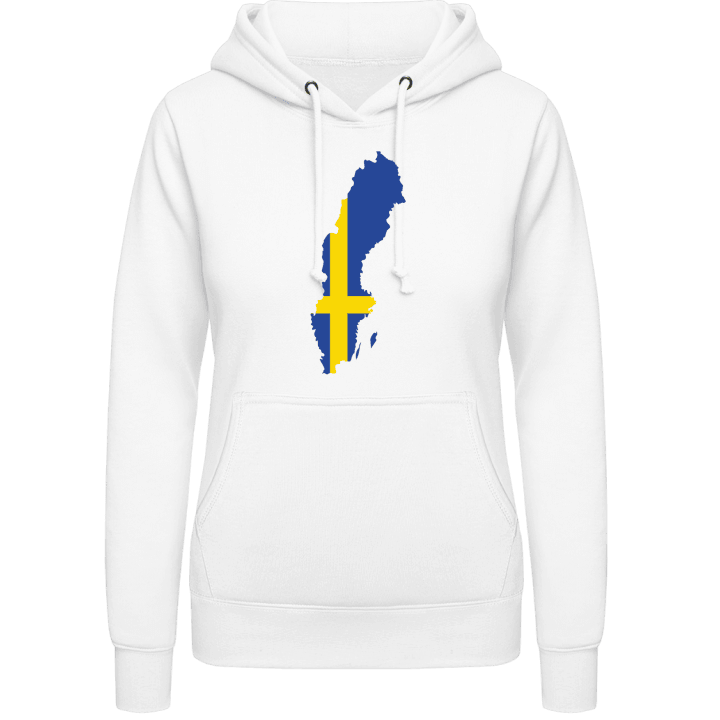 Suecia Mapa Sudadera con capucha para mujer contain pic