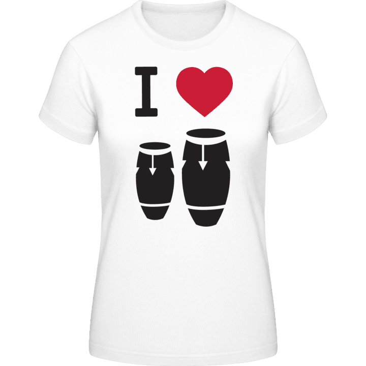 I Heart Percussion Vrouwen T-shirt contain pic