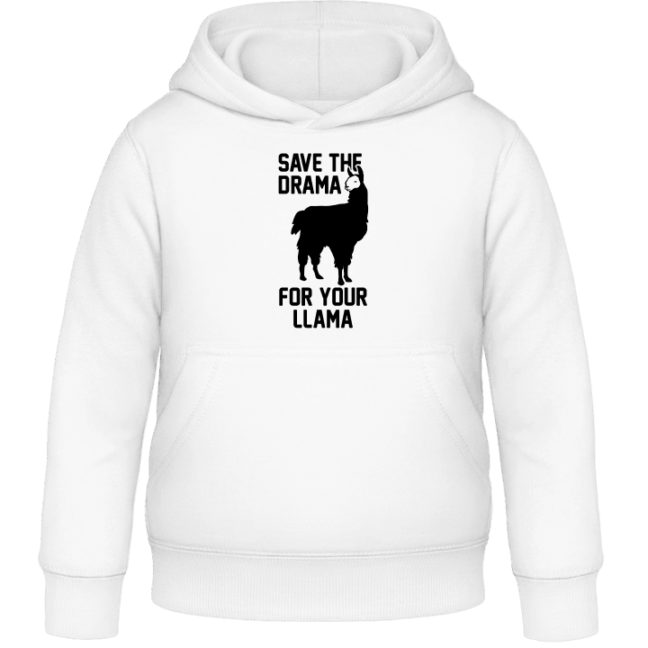 Save The Drama For Your Llama Hættetrøje til børn 0 image