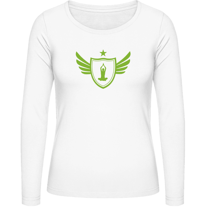 Yoga Silhouette Camisa de manga larga para mujer contain pic