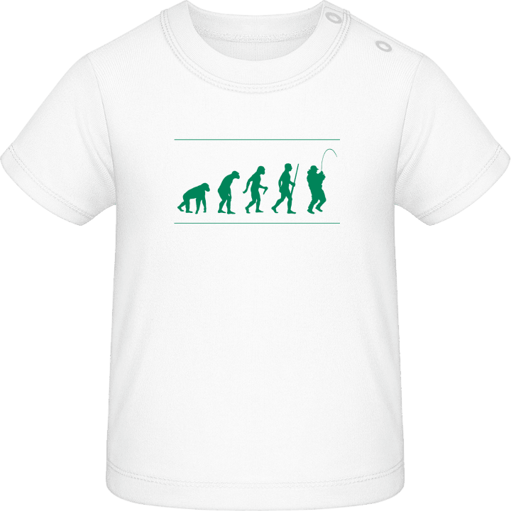 Lustige Angler Evolution Baby T-Shirt 0 image