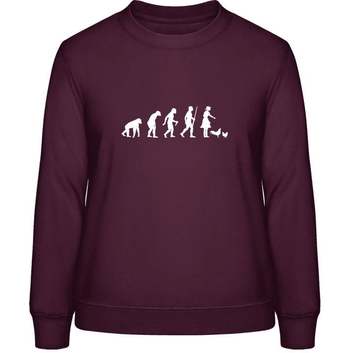 Female Farmer Evolution Sweatshirt för kvinnor contain pic