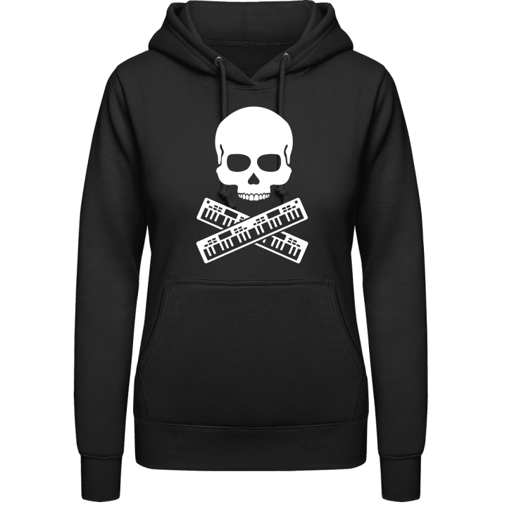 Keyboarder Skull Women Hoodie contain pic