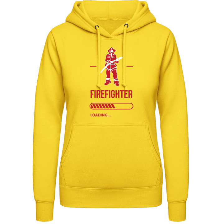 Firefighter Loading Sudadera con capucha para mujer contain pic