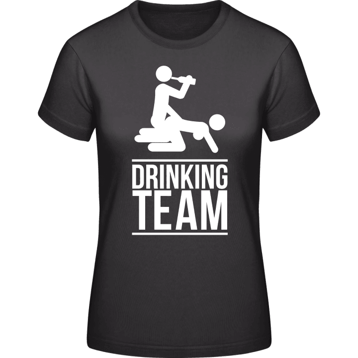Fucking Drinking Team Vrouwen T-shirt contain pic