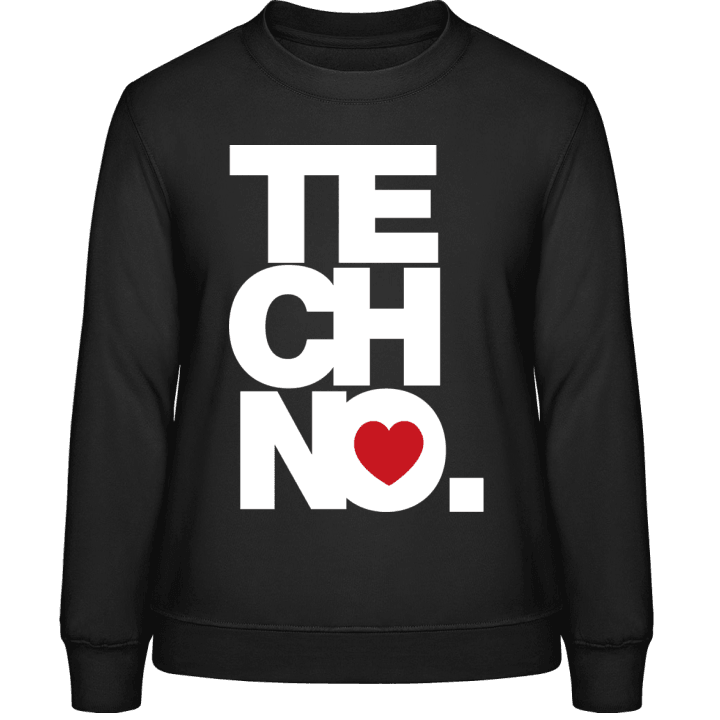 Techno Music Sweatshirt för kvinnor contain pic