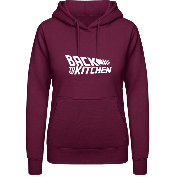 Back To The Kitchen Vrouwen Hoodie contain pic