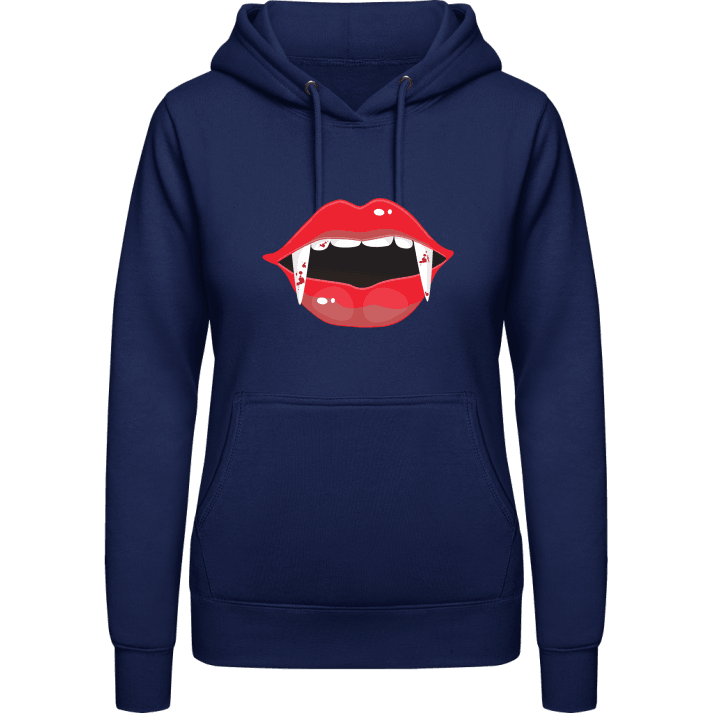 Hot Vampire Lips Felpa con cappuccio da donna 0 image