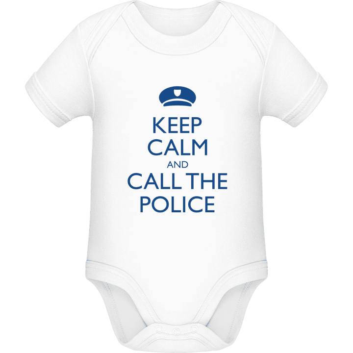 Keep Calm And Call The Police Baby romperdress contain pic
