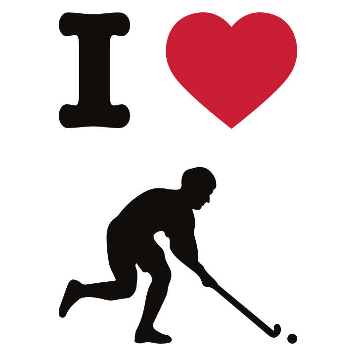 I Heart Field Hockey Logo Kids Hoodie 0 image