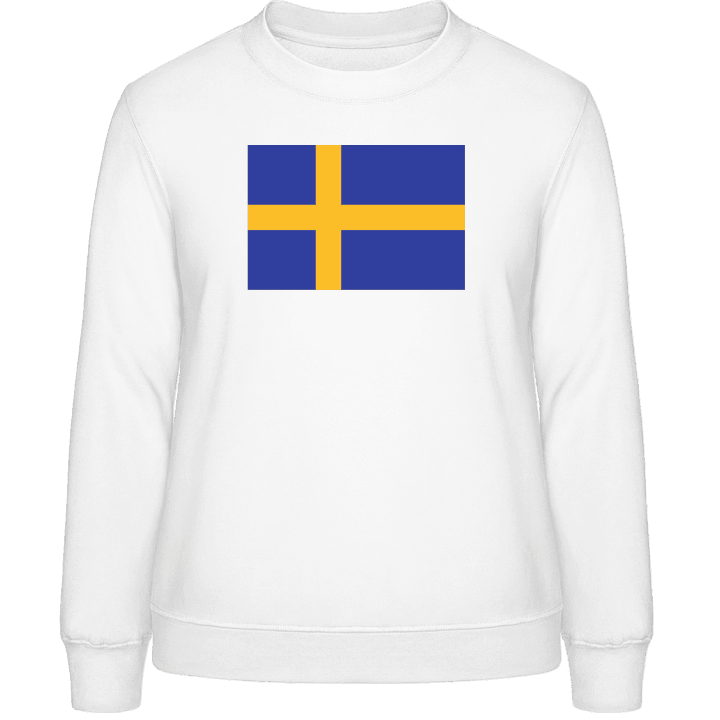 Sweden Flag Sweatshirt för kvinnor contain pic