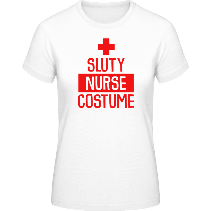 Sluty Nurse Costume T-shirt för kvinnor 0 image