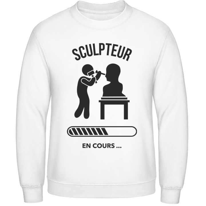 Sculpteur en cours Sweatshirt contain pic