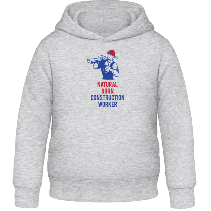 Natural Born Construction Worker Kids Hoodie 0 image