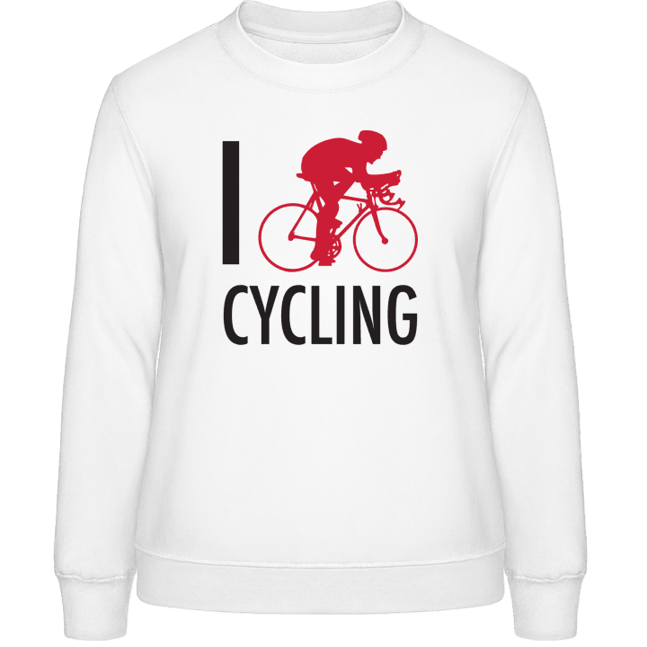 I Love Cycling Frauen Sweatshirt contain pic
