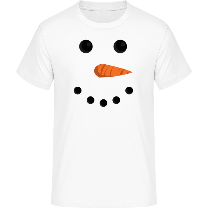 Snowman Face Maglietta 0 image
