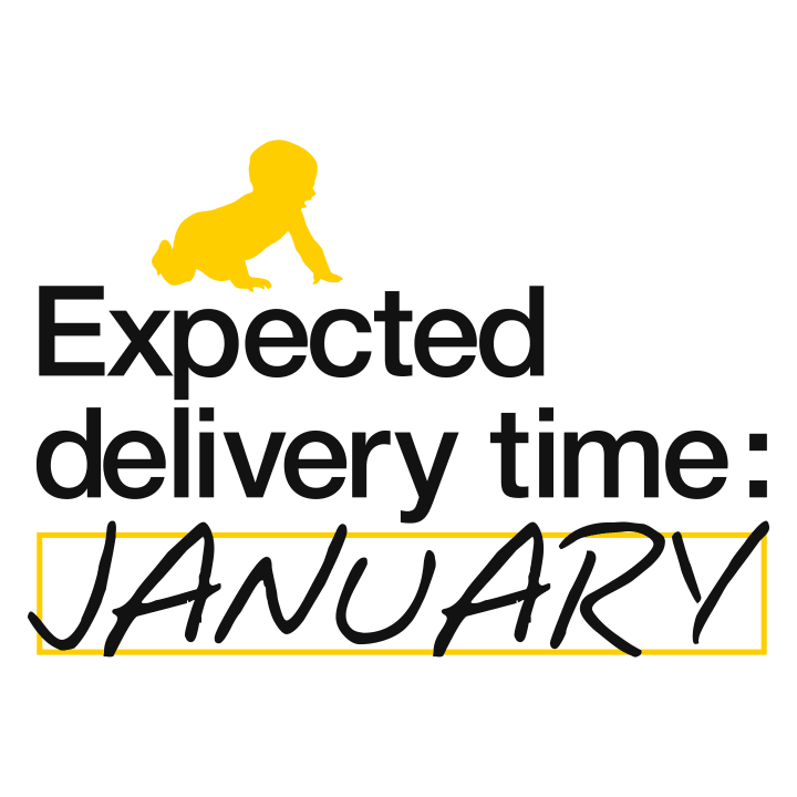 Expected Delivery Time: January T-skjorte for kvinner 0 image