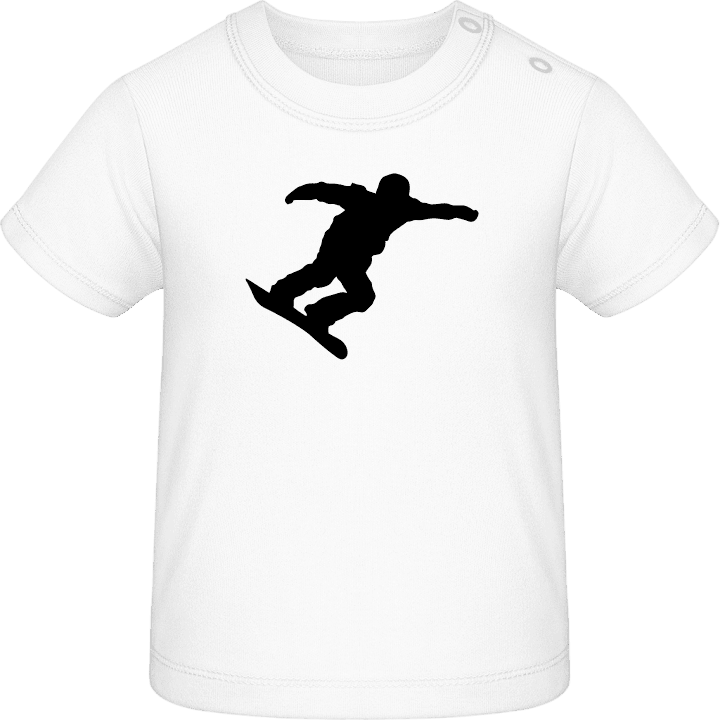 Silhouette Snowboarder T-shirt bébé 0 image
