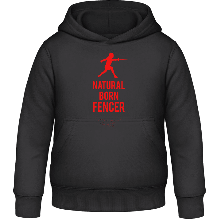 Natural Born Fencer Kids Hoodie contain pic