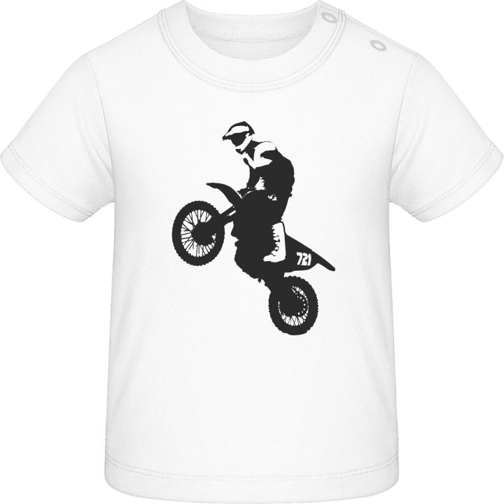 Motocross Illustration Baby T-skjorte contain pic