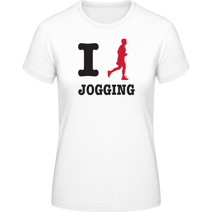 I Love Jogging Vrouwen T-shirt contain pic