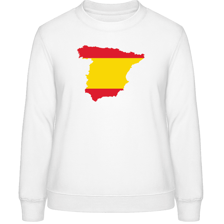 Spain Map Sweatshirt för kvinnor contain pic