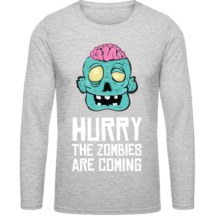 The Zombies Are Coming Langarmshirt 0 image
